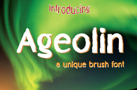 Ageolin: A Display Font That Elevates Campaign Creativity