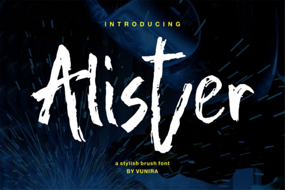 Alister: A Bold Display Font for Web Projects