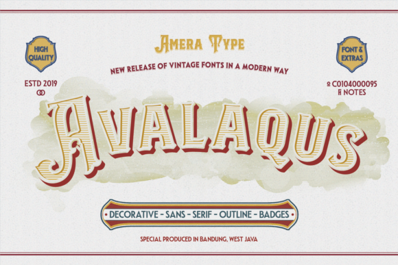 Avalaqus Display Font for Bold Web Design