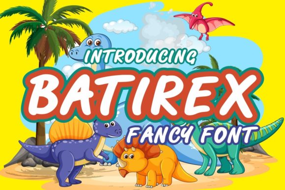 Batirex: A Friendly Display Font for Editorial Design