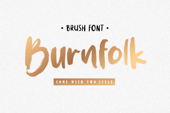 Burnfolk: A Display Font for Modern Web Design