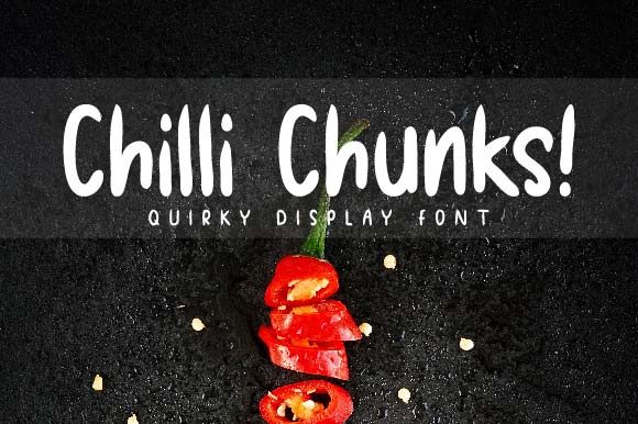 Chilli Chunks: A Simple Font That Boosts Brand Identity
