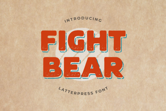 Fight Bear: A Bold Display Font for Branding Impact