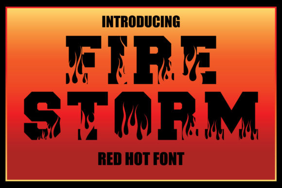 Firestorm Font for Bold Web Design