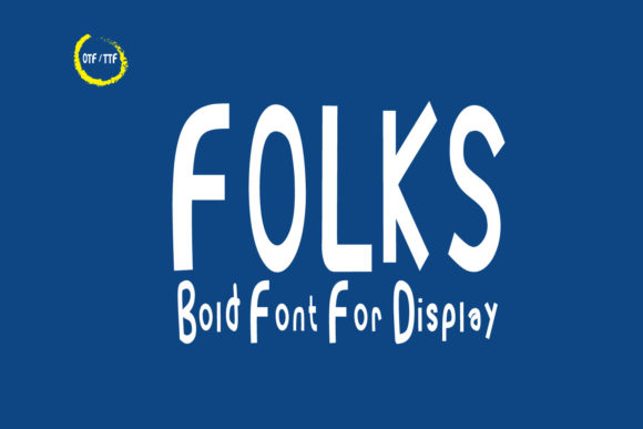 Folks Font Review for Modern Campaign Design