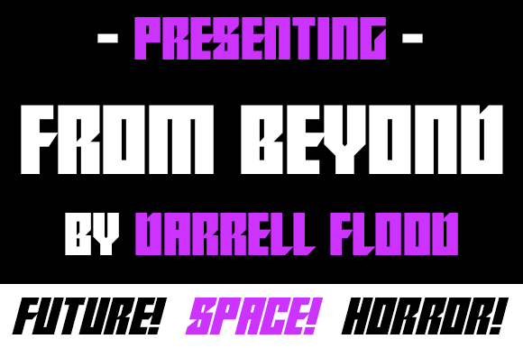 From Beyond: A Sci-Fi Font for Bold Branding