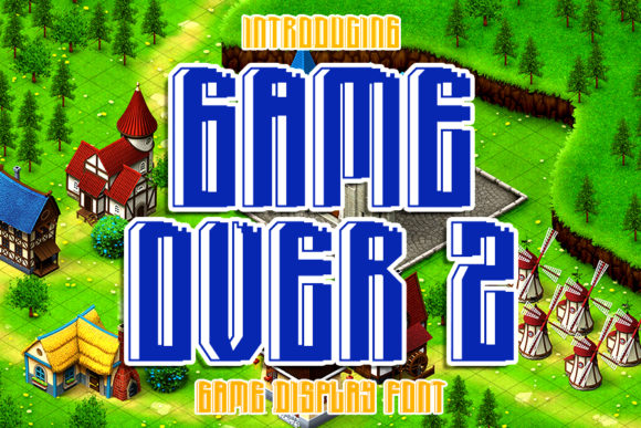Game Over 2: A Bold Display Font for Handmade Creations