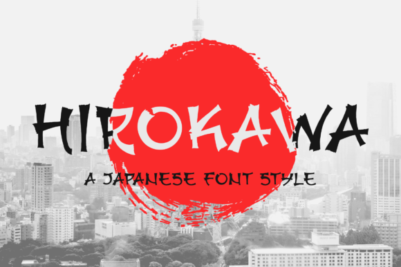 Hirokawa: A Bold Japanese-Inspired Font for Branding
