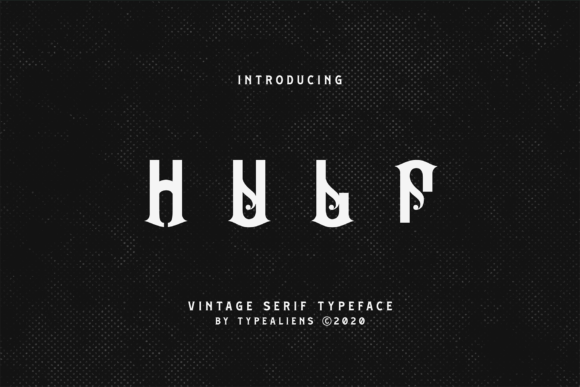 Hulf: A Bold and Stylish Display Font for Modern Branding