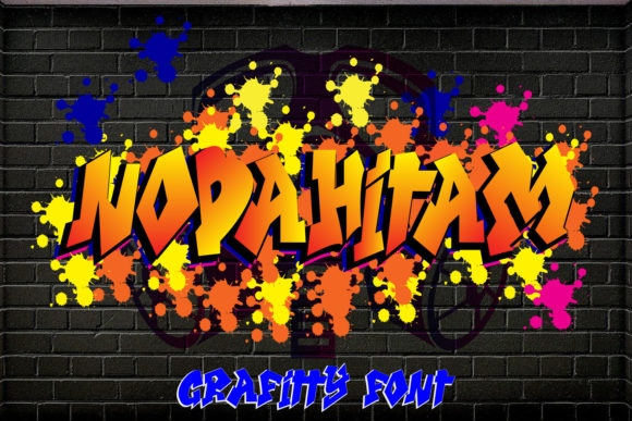 Noda Hitam: A Graffiti-Inspired Display Font for Bold Branding