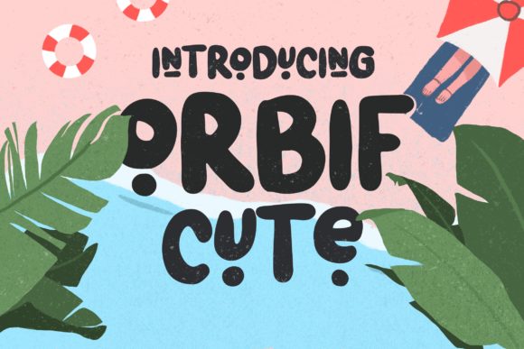 Orbif Cute: A Bold Display Font for Handmade Creations