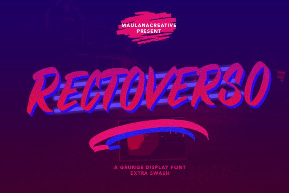 Rectoverso: A Display Font for Modern Web Design