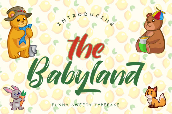 The Babyland Font for Branding That Feels Playful and Polished