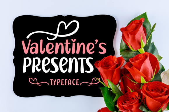 Valentine's Presents Font for Business Branding