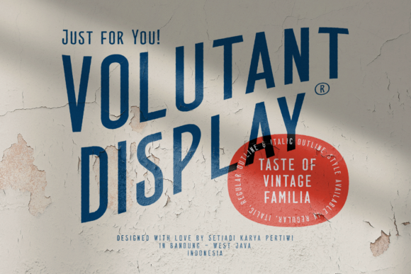 Volutant: A Bold Display Font for Web Design